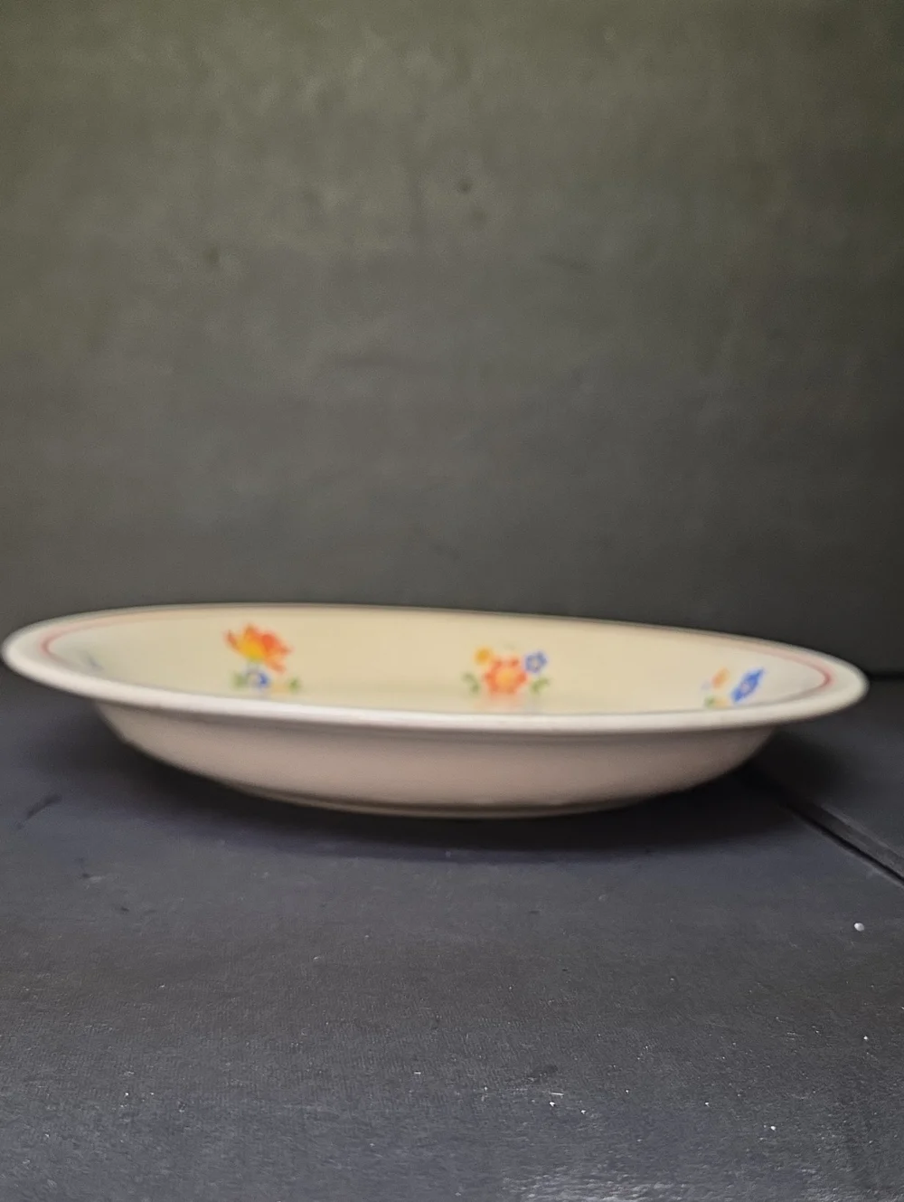 Vintage Homer Laughlin Kitchen Kraft OvenServe Pie Plate Dish American Chintz